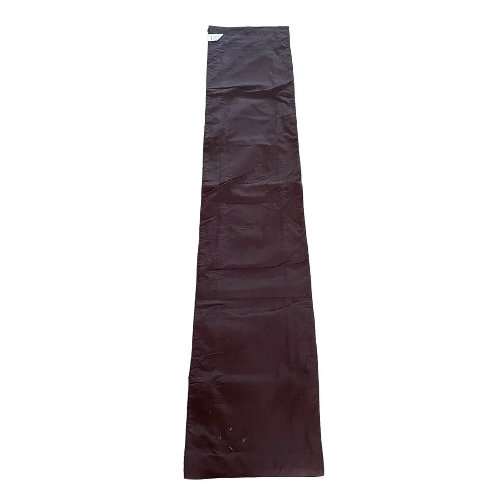 Pier 1 Imports Table Runner Jardinia 14” X 69” 3D Fabric Flowers Brown Tan‎ Wool